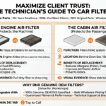 Air Filter vs. Cabin Air Filter: What Every Workshop Technician Should Explain to Car Owners