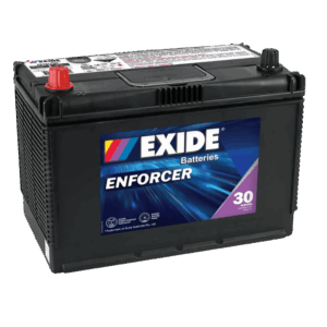 Exide Enforcer 600CCA 60Ah SUV 4WD Battery Positive Left