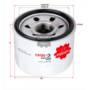 Sakura Filters Australia Oil Filter C-1041