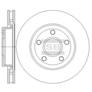 Hi-Q Front Brake Rotors Set SD5114
