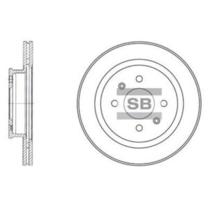 Hi-Q Front Brake Rotors Set SD1021